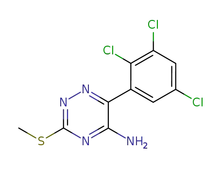 1,2,4-Triazin-5-amine, 3-(methylthio)-6-(2,3,5-trichlorophenyl)-
