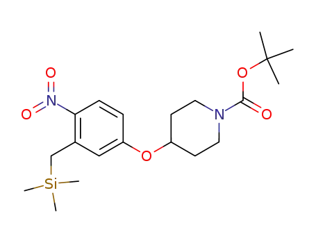tert-butyl 4-[4-nitro-3-(trimethylsilylmethyl)phenoxy]piperidine-1-carboxylate