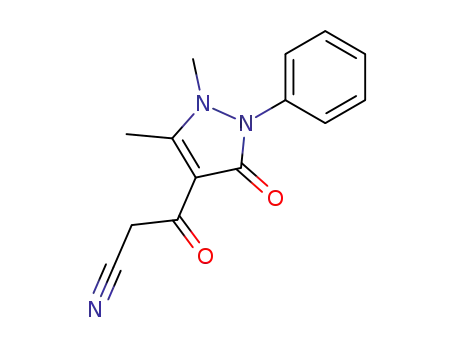 3-(1,5-dimethyl-3-oxo-2-phenyl-2,3-dihydro-1H-pyrazol-4-yl)-3-oxopropanenitrile