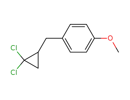 Molecular Structure of 52178-88-8 (Benzene, 1-[(2,2-dichlorocyclopropyl)methyl]-4-methoxy-)