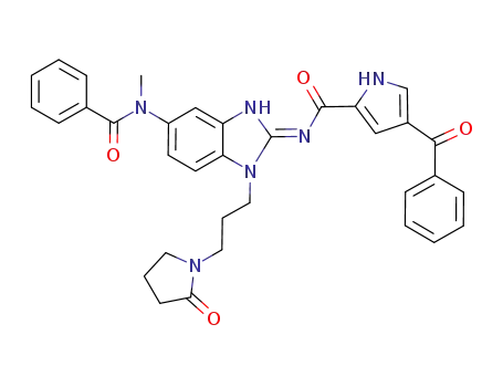 C<sub>34</sub>H<sub>32</sub>N<sub>6</sub>O<sub>4</sub>