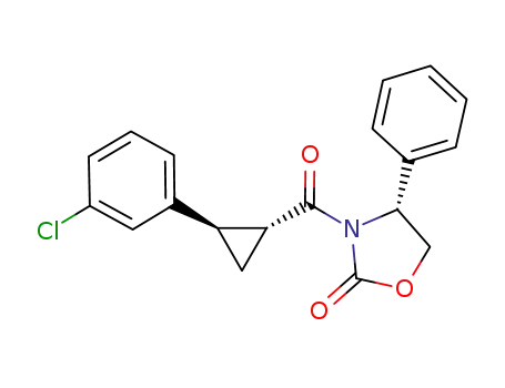(4R)-3-{-[(1R,2R)-2-(3-chlorophenyl)cyclopropyl]carbonyl}-4-phenyl-1,3-oxazolidin-2-one