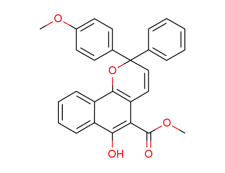 methyl 6-hydroxy-2-(4-methoxyphenyl)-2-phenyl-2H-naphtho[1,2-b]pyran-5-carboxylate