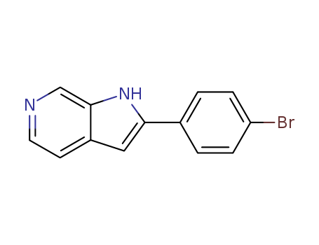 1H-Pyrrolo[2,3-c]pyridine,2-(4-bromophenyl)-