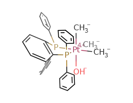 fac-(o-bis(diphenylphosphino)benzene)(hydroxo)trimethylplatinum(IV)