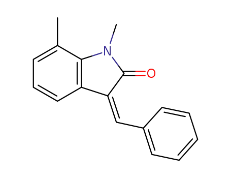 (Z)-3-benzylidene-1,7-dimethylindolin-2-one
