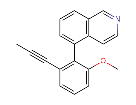 5-(2-methoxy-6-(propyn-1-yl)phenyl)isoquinoline