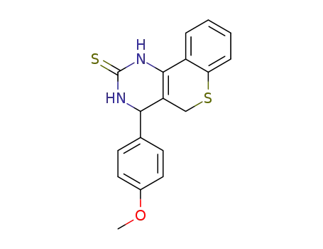 4-(4-methoxyphenyl)-3,4-dihydro-1H-thiochromeno[4,3-d]pyrimidine-2(5H)-thione