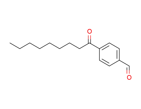 Benzaldehyde, 4-(1-oxononyl)-