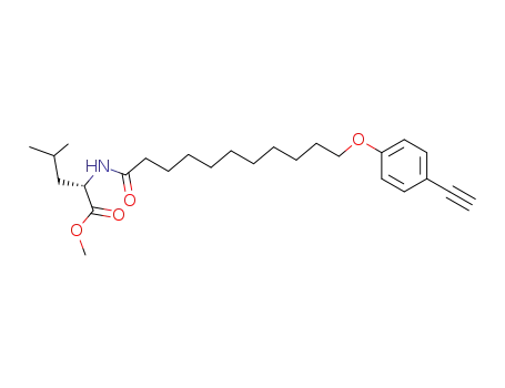 L-Leucine, N-[11-(4-ethynylphenoxy)-1-oxoundecyl]-, methyl ester