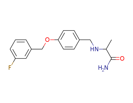 2-[4-(3-fluorobenzyloxy)benzyl]aminopropionamide