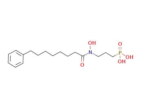 {3-[hydroxy(8-phenyl-octanoyl)amino]propyl}phosphonic acid
