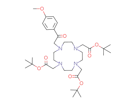 1-(2-(4-methoxyphenyl)-2-oxoethyl)-4,7,10-tris-(t-butoxycarbonylmethyl)-1,4,7,10-tetraazacyclododecane
