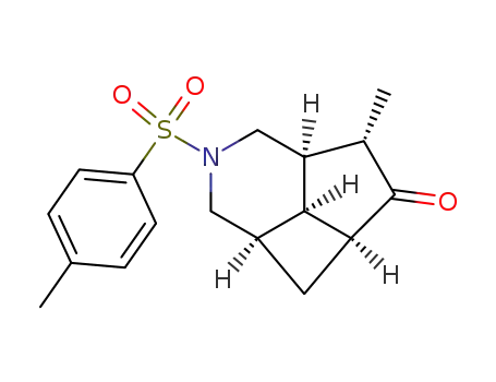 (1aS,3S,3aR,6aR,6bS)-3-Methyl-5-(toluene-4-sulfonyl)-octahydro-5-aza-cyclobuta[cd]inden-2-one