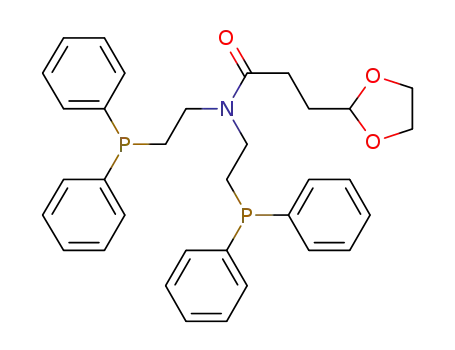 3-(1,3-dioxolan-2-yl)-N,N-bis(2-(diphenylphosphino)ethyl)propanamide