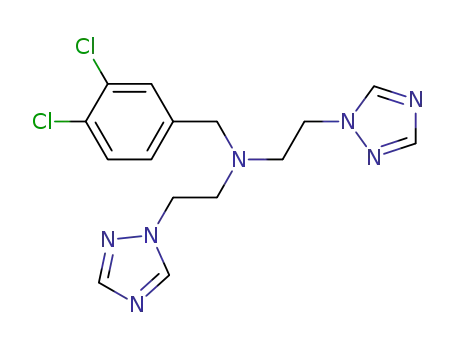 N-(2-(1H-1,2,4-triazol-1-yl)ethyl)-N-(3,4-dichlorobenzyl)-2-(1H-1,2,4-triazol-1-yl)ethanamine