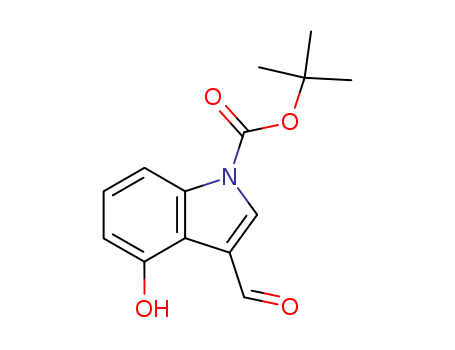 tert-Butyl 3-formyl-4-hydroxy-1H-indole-1-carboxylate cas  404888-00-2