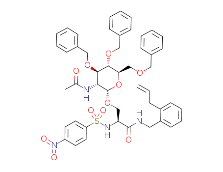 p-nosyl-L-Ser(3,4,6-tri-O-benzyl-α-D-GlcNAc) o-allylbenzylamide