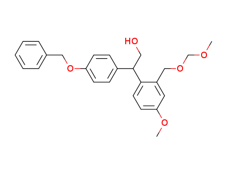2-(4-benzyloxy-phenyl)-2-(4-methoxy-2-methoxymethoxymethyl-phenyl)-ethanol