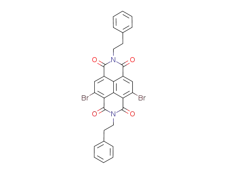 N,N'-bis(phenylethyl)-2,7-dibromonaphthalene-1,8;4,5-tetracarboximide