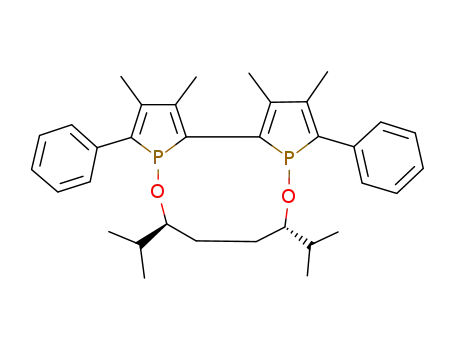 (+)-3,3',4,4'-tetramethyl-5,5'-diphenyl-1,1'-(2,7-dimethyloctane-3,6-dioxy)-2,2'-biphosphole