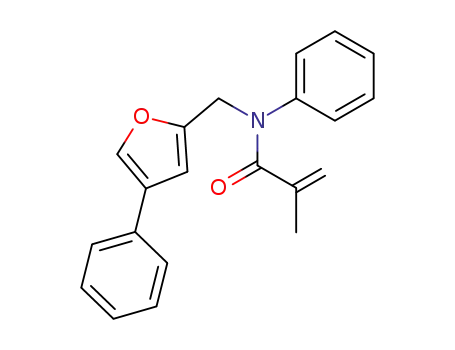 2-methyl-<i>N</i>-phenyl-<i>N</i>-(4-phenyl-furan-2-ylmethyl)-acrylamide