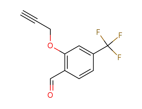 2-prop-2-ynyloxy-4-trifluoromethyl-benzaldehyde