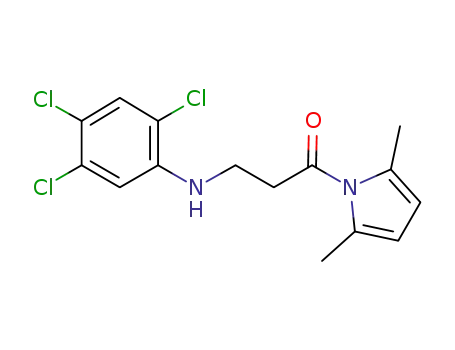 N-(3-(2,5-dimethyl-1H-pyrrol-1-yl)-3-oxoprop-1-yl)-2,4,5-trichloroaniline