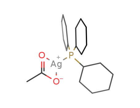 Molecular Structure of 1189748-30-8 ([(PCy<sub>3</sub>)AgOAc])