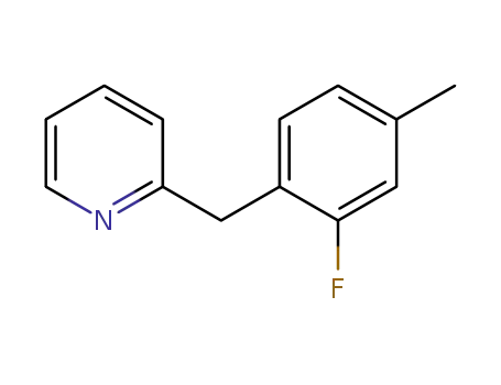 Molecular Structure of 1251919-74-0 (2-(2-fluoro-4-methylbenzyl)pyridine)
