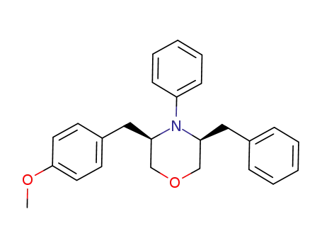 (3S,5R)-3-benzyl-5-(4-methoxybenzyl)-4-phenylmorpholine