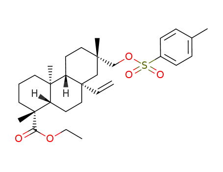 ethyl (5β,8α,9β,10α,13α)-8-ethenyl-13-methyl-13-({[(4-methylphenyl)sulfonyl]oxy}methyl)podocarpan-15-oate