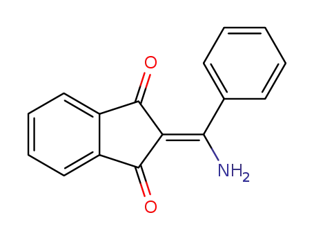 2-(α-aminobenzylidene)indane-1,3-dione
