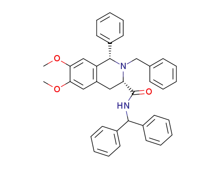 (1S,3S)-N-benzhydryl-2-benzyl-6,7-dimethoxy-1-phenyl-1,2,3,4-tetrahydroisoquinoline-3-carboxamide