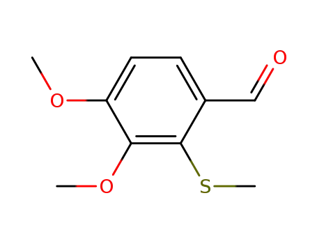 2-(methylthio)-3,4-dimethoxybenzaldehyde