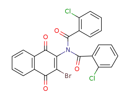 N-(3-bromo-1,4-dioxo-1,4-dihydronaphthalen-2-yl)-2-chloro-N-(2-chlorobenzoyl)-benzamide