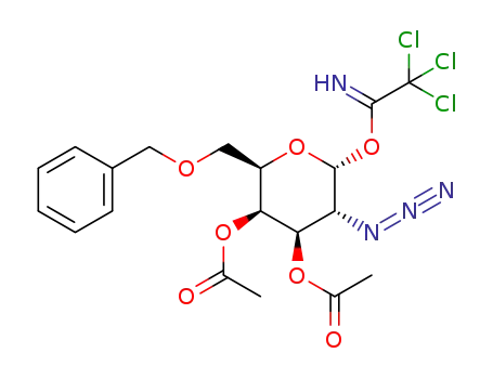 3,4-di-O-acetyl-2-azido-6-O-benzyl-2-deoxy-α-D-galactopyranose 1-O-trichloroacetimidate