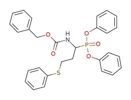 diphenyl <1-<(benzyloxycarbonyl)amino>-3-(phenylthio)propyl>phosphonate