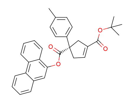 (S)-3-tert-butyl 1-(phenanthren-9-yl) 1-p-tolylcyclopent-3-ene-1,3-dicarboxylate