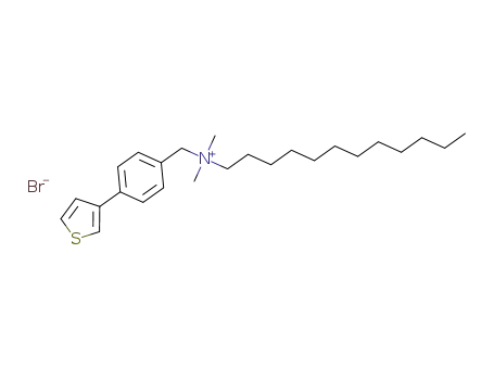 N,N-dimethyl-N'-(4-(thiophen-3-yl)benzyl)dodecan-1-aminium bromide