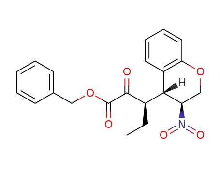 (R)-benzyl 3-((3S,4R)-3-nitrochroman-4-yl)-2-oxopentanoate