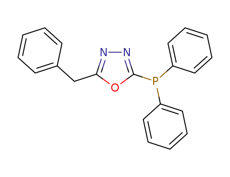 Molecular Structure of 1398814-78-2 (2-benzyl-1,3,4-oxadiazolyldiphenylphosphine)