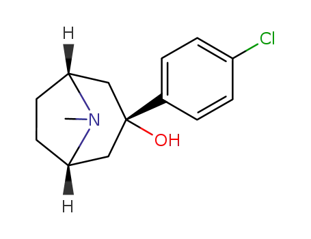 3-(4-chloro-phenyl)-8-methyl-8-aza-bicyclo[3.2.1]octan-3-ol