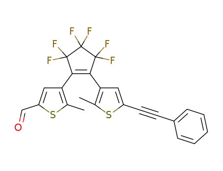 1-(5-formyl-2-methyl-3-thienyl)-2-(2-methyl-5-phenylethynyl-3-thienyl)perfluorocyclopentene