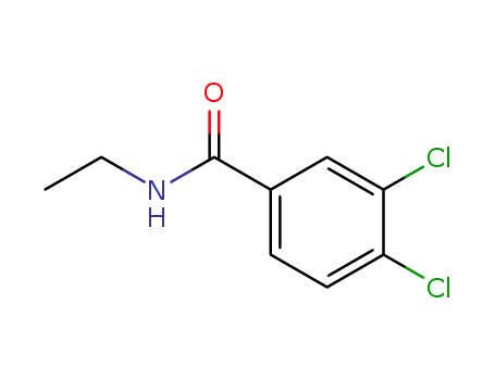 Molecular Structure of 5980-29-0 (3,4-dichloro-N-ethylbenzamide)