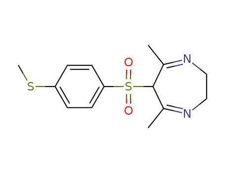 6-[(4-methylthio)benzenesulfonyl]-5,7-dimethyl-2,3-dihydro-1H-1,4-diazepine