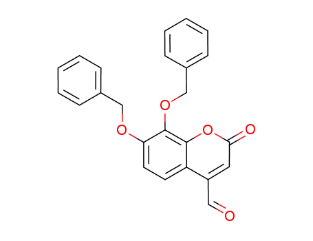 7,8-dibenzyloxy-2-oxo-2H-chromene-4-carboxaldehyde
