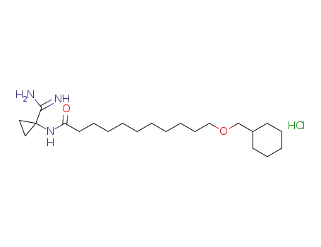 N-(1-carbamimidoylcyclopropyl)-11-(cyclohexylmethoxy)undecanamide hydrochloride