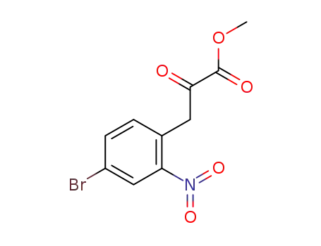 methyl 3-(4-bromo-2-nitrophenyl)-2-oxopropanoate