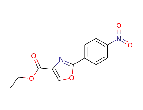 Molecular Structure of 78979-63-2 (2-(4-NITRO-PHENYL)-OXAZOLE-4-CARBOXYLIC ACID ETHYL ESTER)